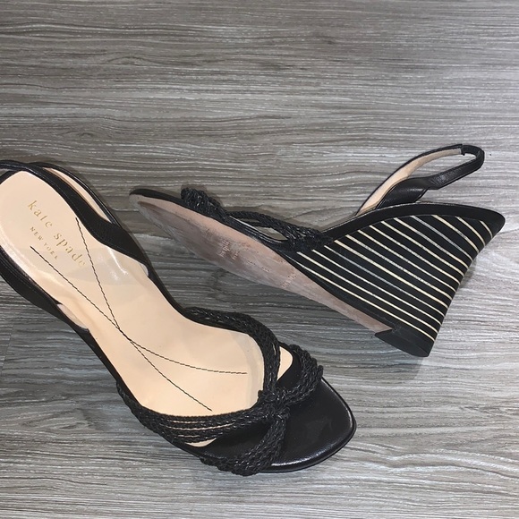 ⛔️‼️SOLD‼️⛔️NEW! Kate Spade Italian wedges - Picture 2 of 5